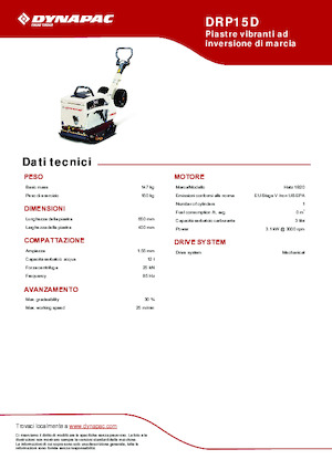 Rüttelplatten, reversibel Dynapac DRP15D 