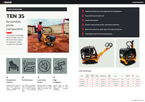 Rüttelplatten, reversibel Enar TEN 35GHEL