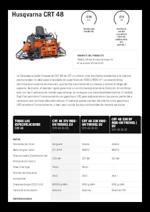 Rotationsglätter (Doppel) besitzbar Husqvarna CRT 48