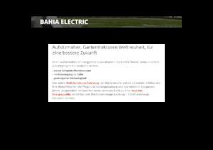 Aufsitzrasenmäher, Rasen- und Gartentraktoren Etesia BAHIA ELECTRIC