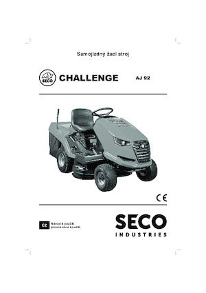 Aufsitzrasenmäher, Rasen- und Gartentraktoren SECO Challenge AJ