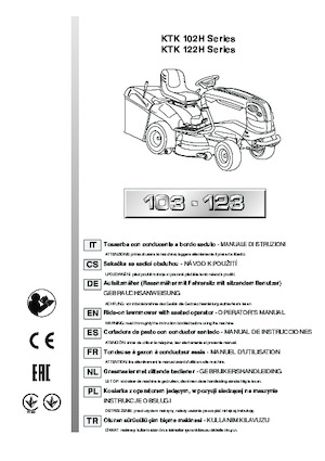 Aufsitzrasenmäher, Rasen- und Gartentraktoren Efco EF 123/22 V