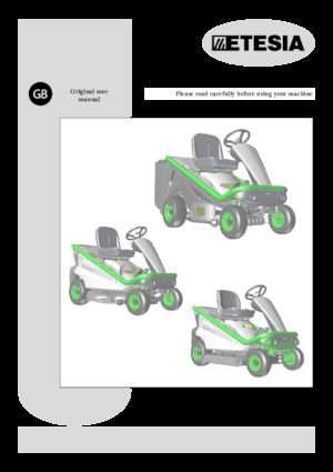 Aufsitzrasenmäher, Rasen- und Gartentraktoren Etesia HYDRO 80 MKHPF