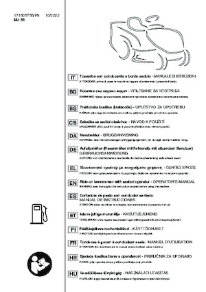 Aufsitzrasenmäher, Rasen- und Gartentraktoren Mountfield MTF 66 MQ