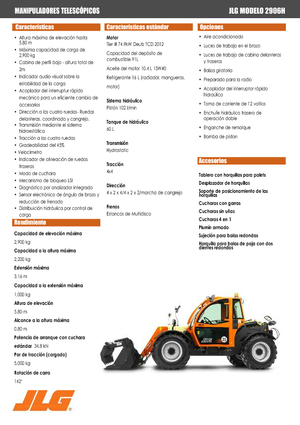 Teleskopen starr JLG 2906 H