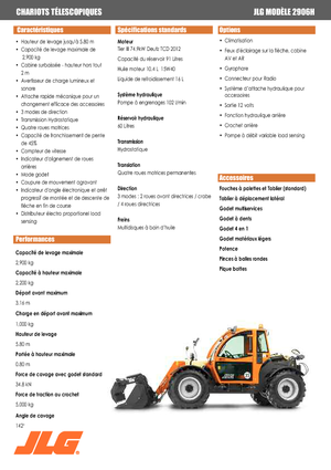 Teleskopen starr JLG 2906 H