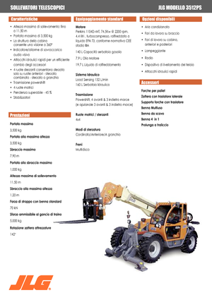 Teleskopen starr JLG 3512 PS