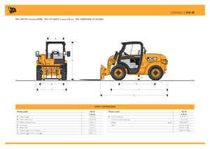 Teleskopen starr JCB 520-40