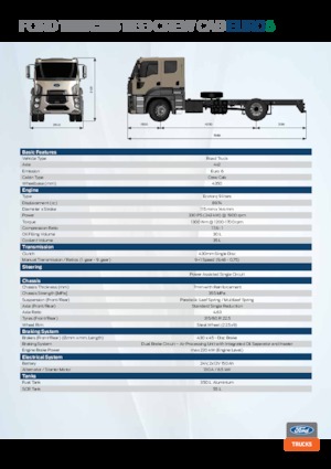 Fahrgestell Ford 1833 crew cab