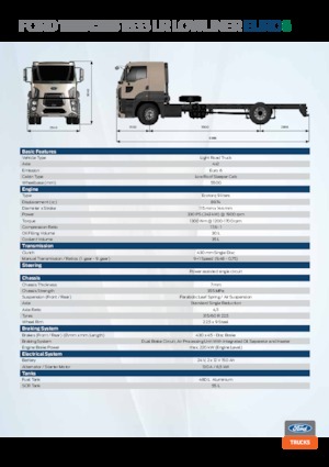 Fahrgestell Ford 1833 LR Lowliner