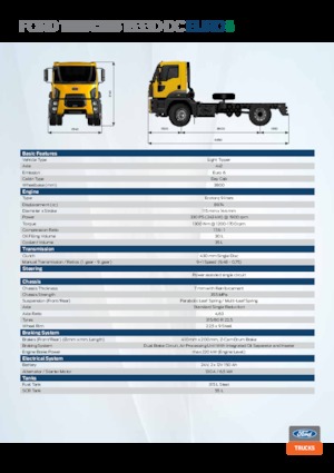 Fahrgestell Ford 1833D DC
