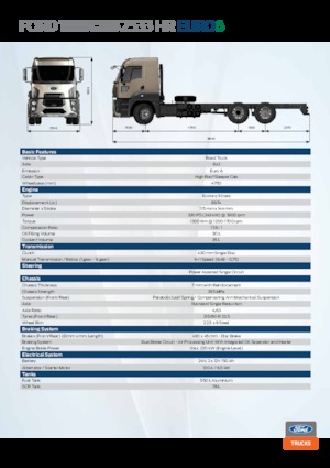 Fahrgestell Ford 2533 HR