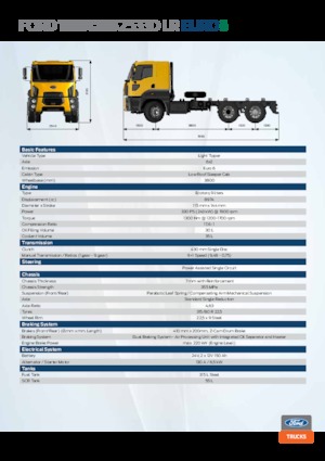Fahrgestell Ford 2533D LR