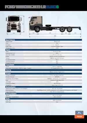 Fahrgestell Ford 2633 LR
