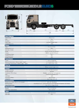 Fahrgestell Ford 2633 LR Lowliner