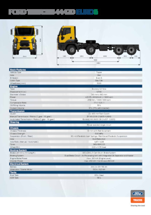 Fahrgestell Ford 4442D
