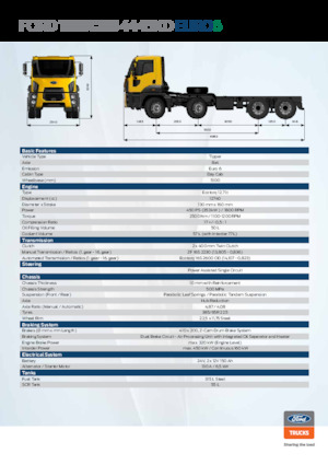 Fahrgestell Ford 4445 XD
