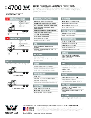Fahrgestell Western Star 4700 SF 40