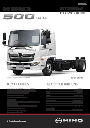 Fahrgestell Hino 500 FD 1126 4x2