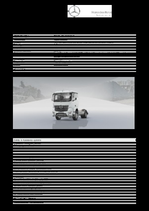 Fahrgestell Mercedes-Benz Arocs 1827 LK 4x2