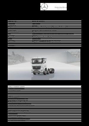 Fahrgestell Mercedes-Benz Arocs 4152 AK 8x8