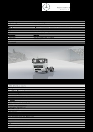 Fahrgestell Mercedes-Benz Atego 1221 K 4x2