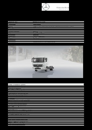 Fahrgestell Mercedes-Benz Atego 1221 L/NR 4x2