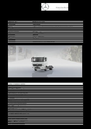 Fahrgestell Mercedes-Benz Atego 1224 L/NR 4x2