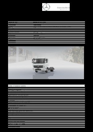 Fahrgestell Mercedes-Benz Atego 716 L 4x2