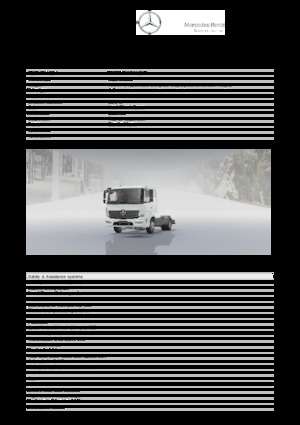 Fahrgestell Mercedes-Benz Atego 823 L 4x2