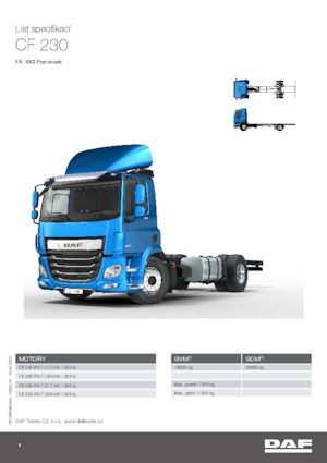 Fahrgestell DAF CF 230 FA