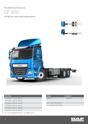 Fahrgestell DAF CF 370 FAR