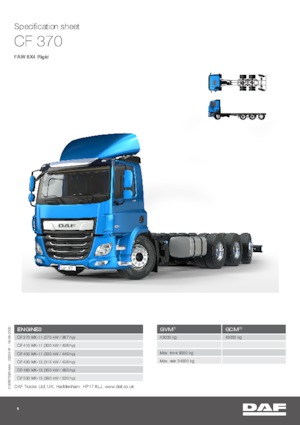 Fahrgestell DAF CF 370 FAW