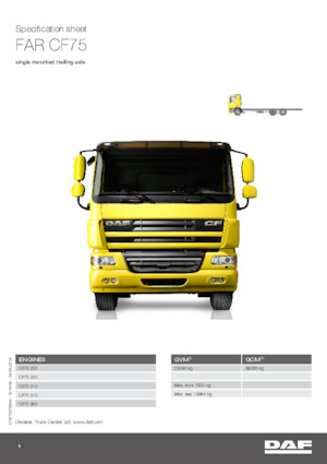 Fahrgestell DAF CF 75.360 FAR