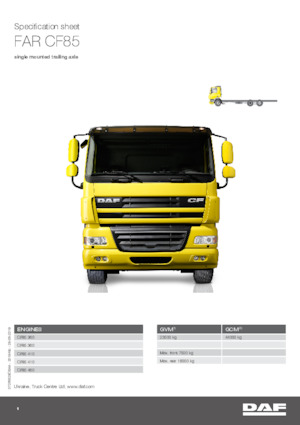 Fahrgestell DAF CF 85.460 FAR