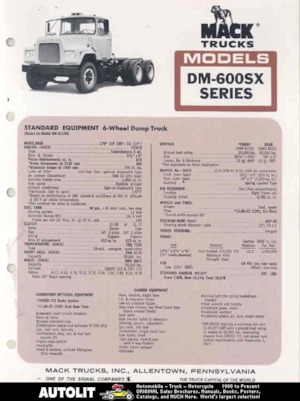 Fahrgestell Mack DM-600SX CA481 ET973 6x4