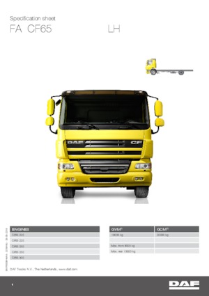 Fahrgestell DAF CF 65.220 FA LH
