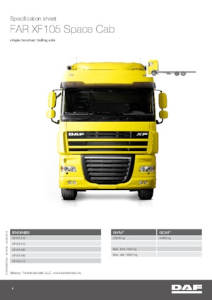 Fahrgestell DAF XF 105.410 FAR