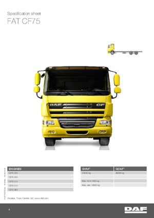 Fahrgestell DAF CF 75.250 FAT