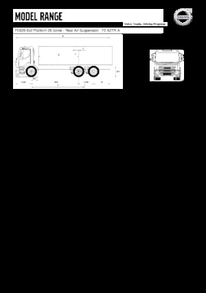 Fahrgestell Volvo Trucks FE826 6x2 Platform