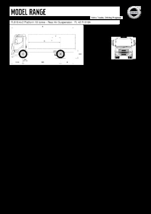 Fahrgestell Volvo Trucks FL818 4x2 Platform