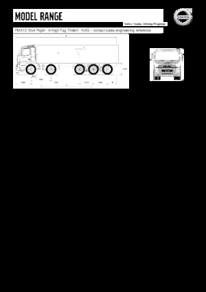 Fahrgestell Volvo Trucks FMX13.420 10x4 Rigid -X-High Tag Tridem