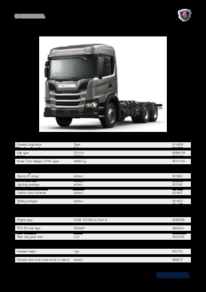 Fahrgestell Scania G 340 B6x4HZ