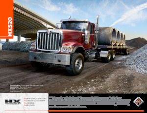 Fahrgestell International HX520 120 Day Cab Cummins ISX15