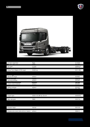 Fahrgestell Scania L 280 B6x2*4NB