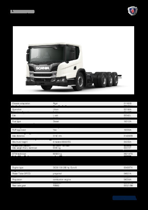Fahrgestell Scania L 280 B8x4*4NB