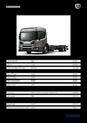 Fahrgestell Scania L 360 B6x2*4NB