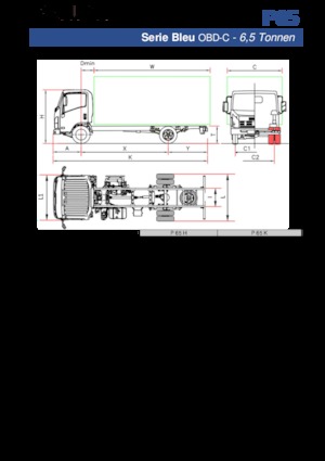 Fahrgestell Isuzu P65 K