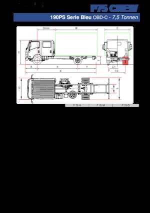 Fahrgestell Isuzu P75 Q Crew