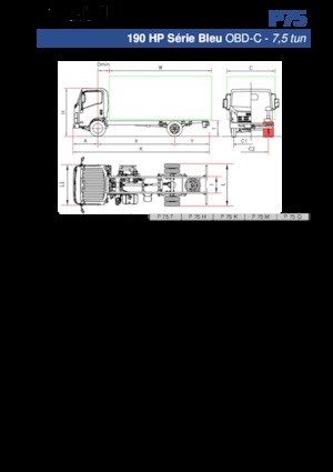 Fahrgestell Isuzu P75 Q